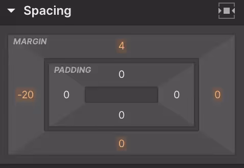 checkbox with negative margin