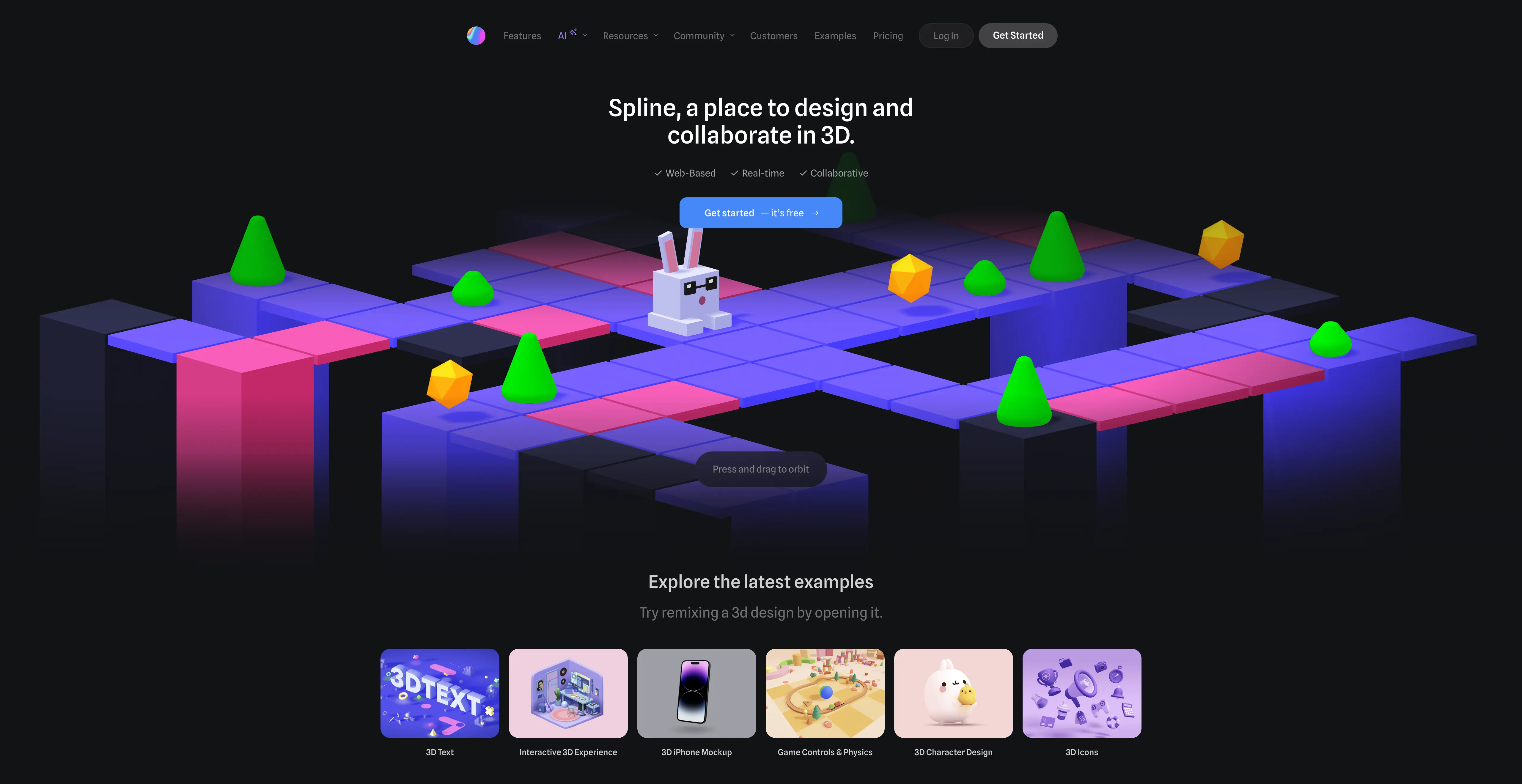 Spline homepage