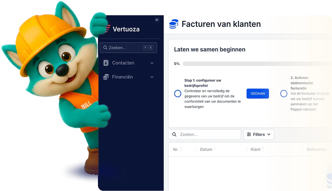plusieurs visuels du logiciel avec un visuel d'ouvriers sur un toit