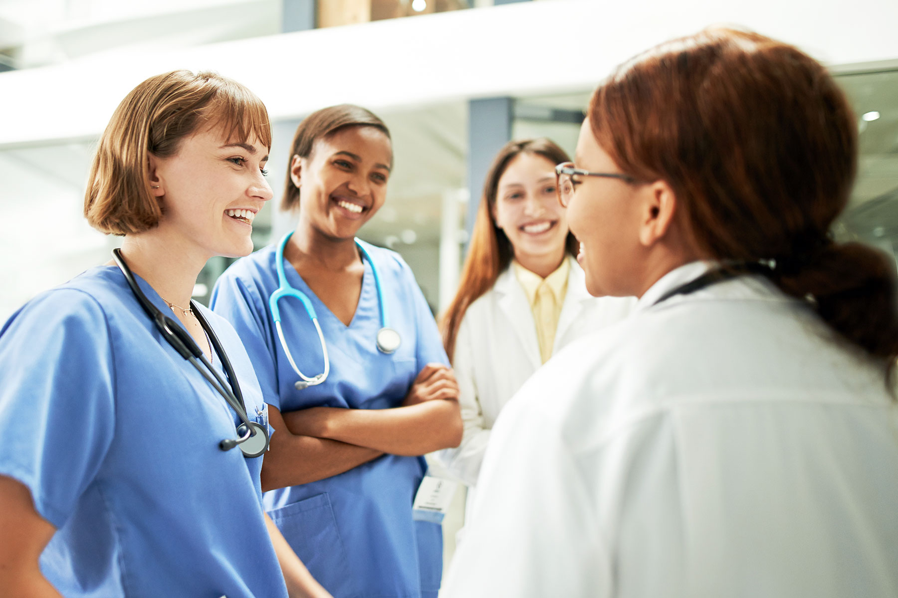Smiling nurses