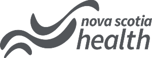 Nova Scotia Health logo with stylized waves above the text.