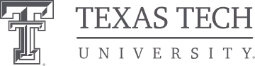 Texas Tech University logo with double T symbol and text.