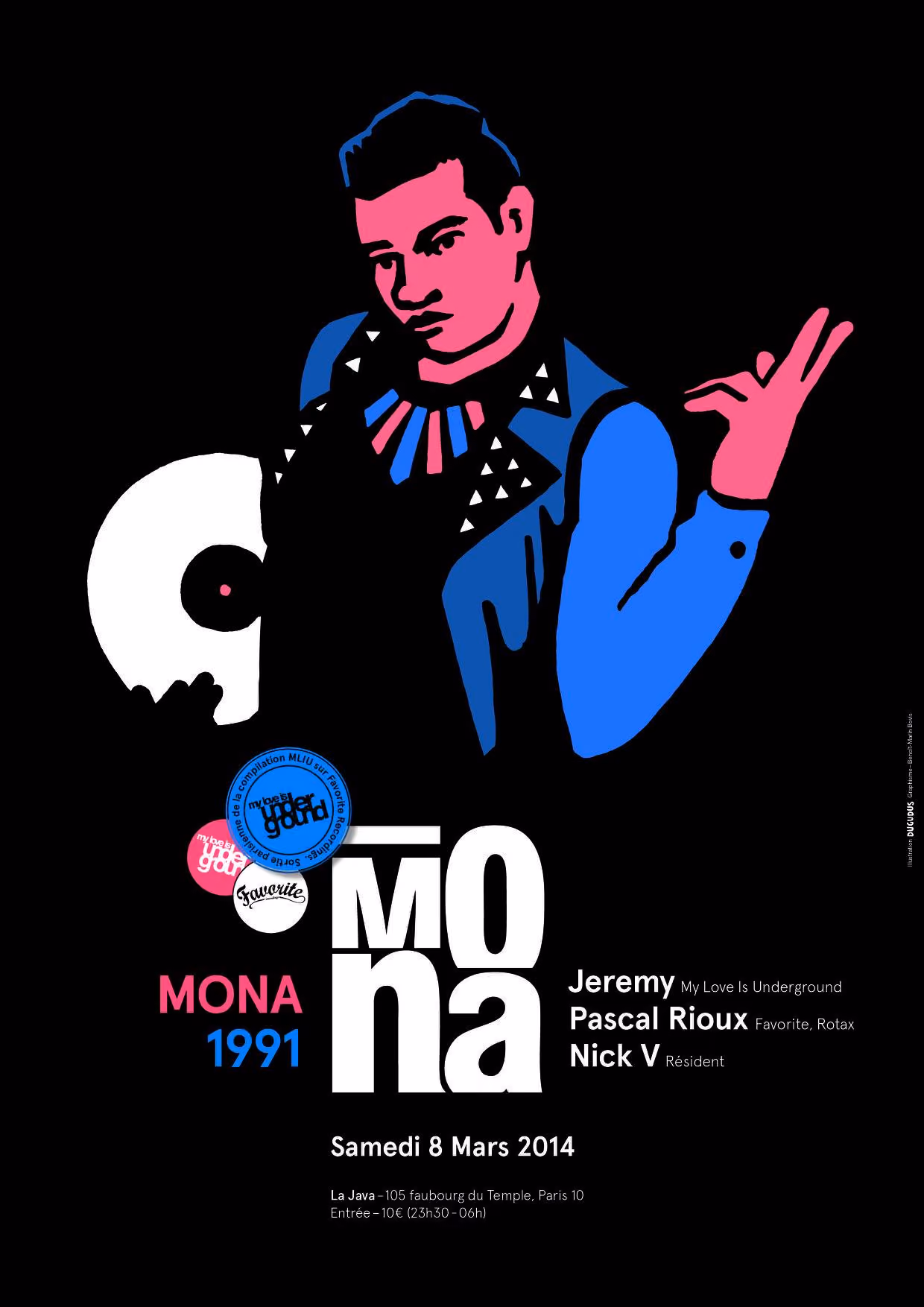 La Mona avec Jeremy, Pascal Rioux, Nick V