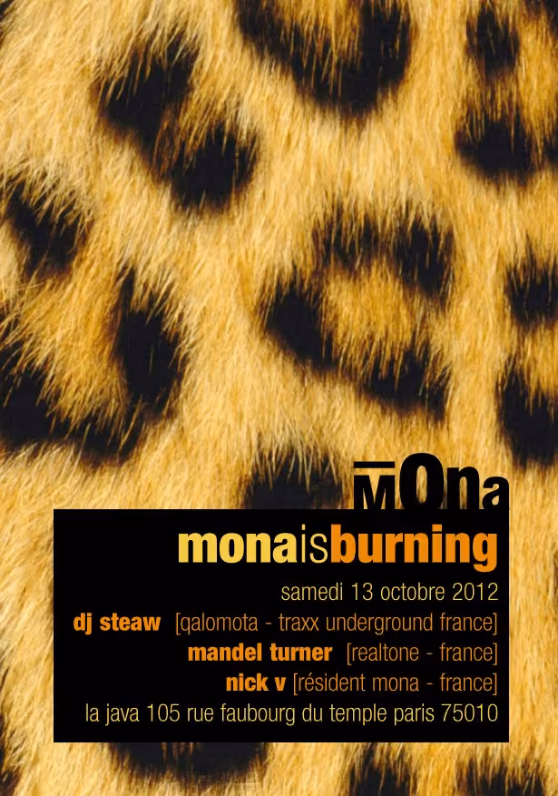 La Mona avec dj steaw, mandel turner, Nick v & mona vogue ball