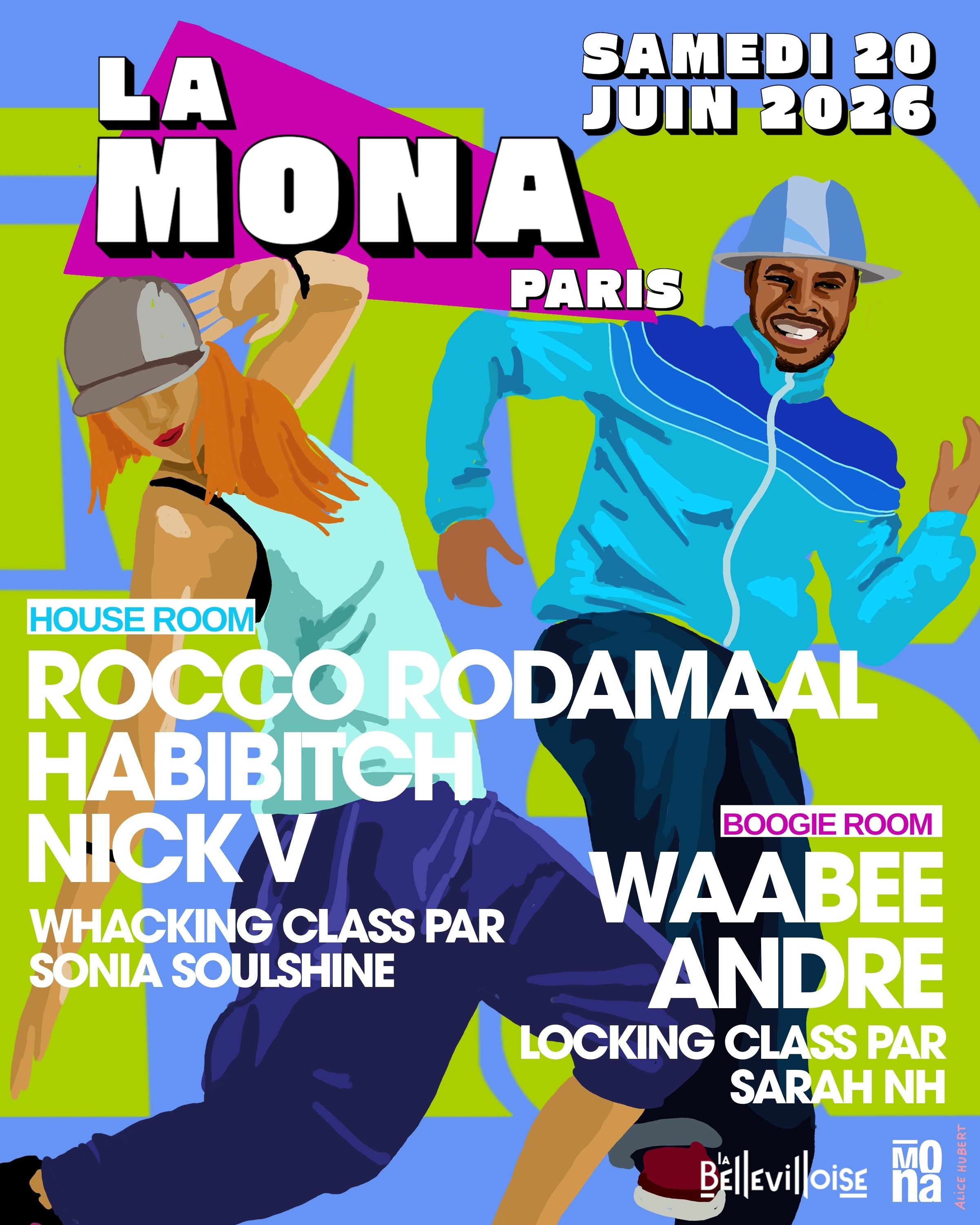 La Mona closing party avec Rocco Rodamaal, Habibitch et une double dance class