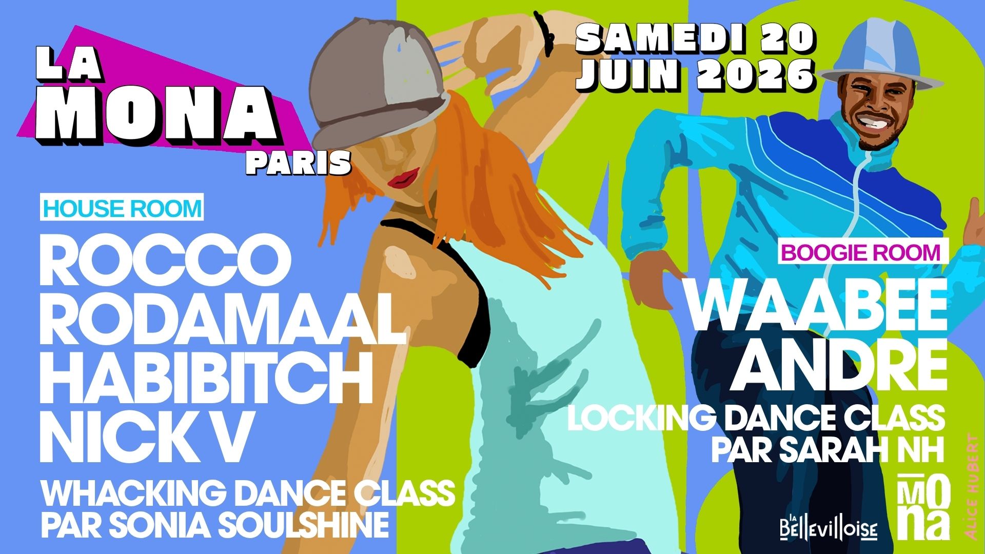 La Mona closing party avec Rocco Rodamaal, Habibitch et une double dance class
