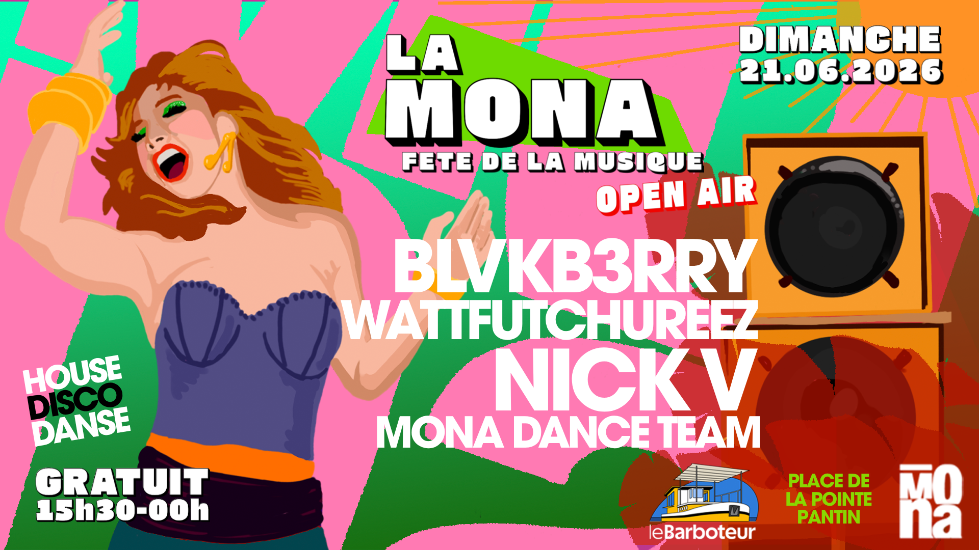 Fête De La Musique Avec La Mona Au Barboteur