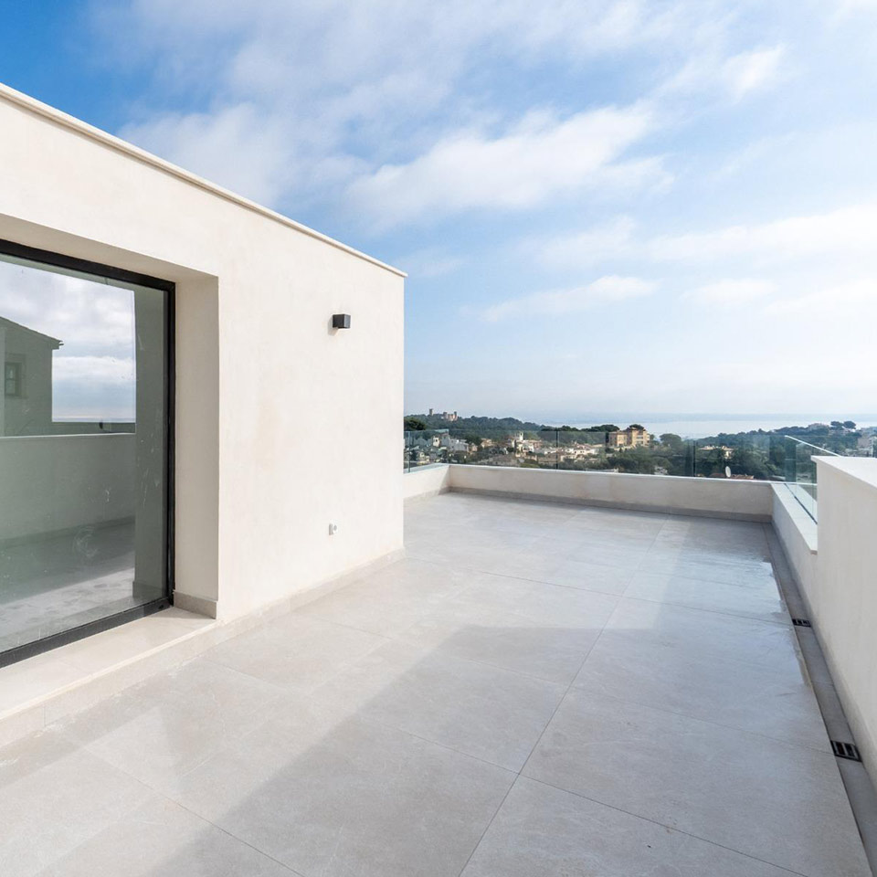 Tríplex estilo moderno con vistas al mar en Génova
