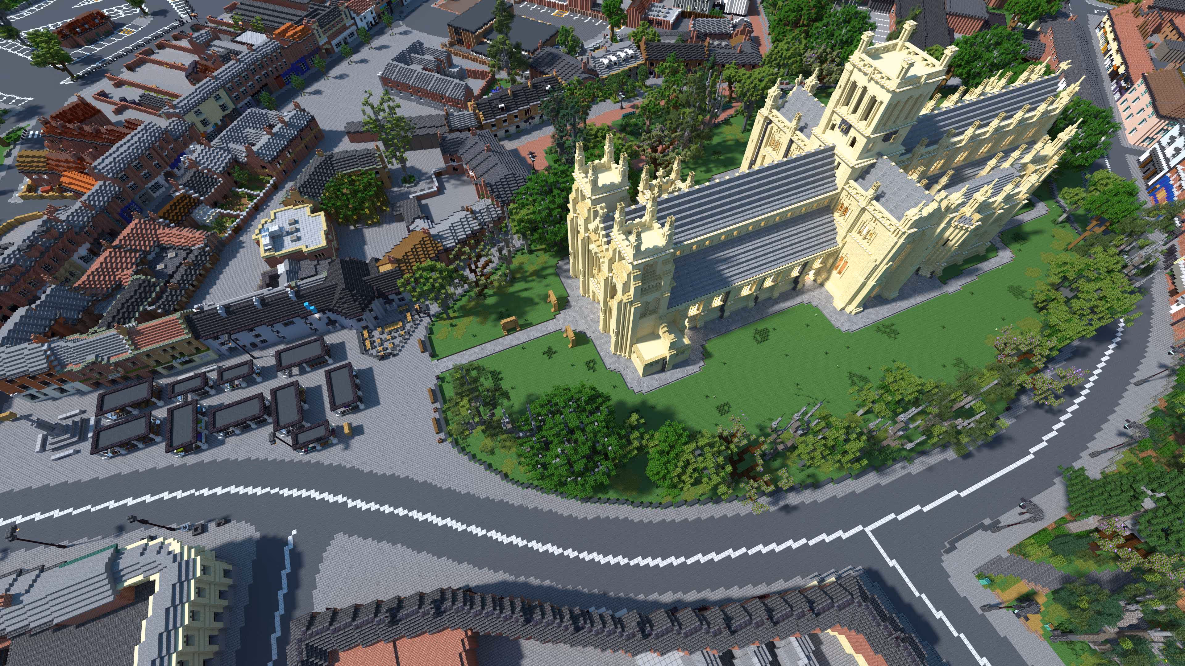 Selby From Above - In Minecraft