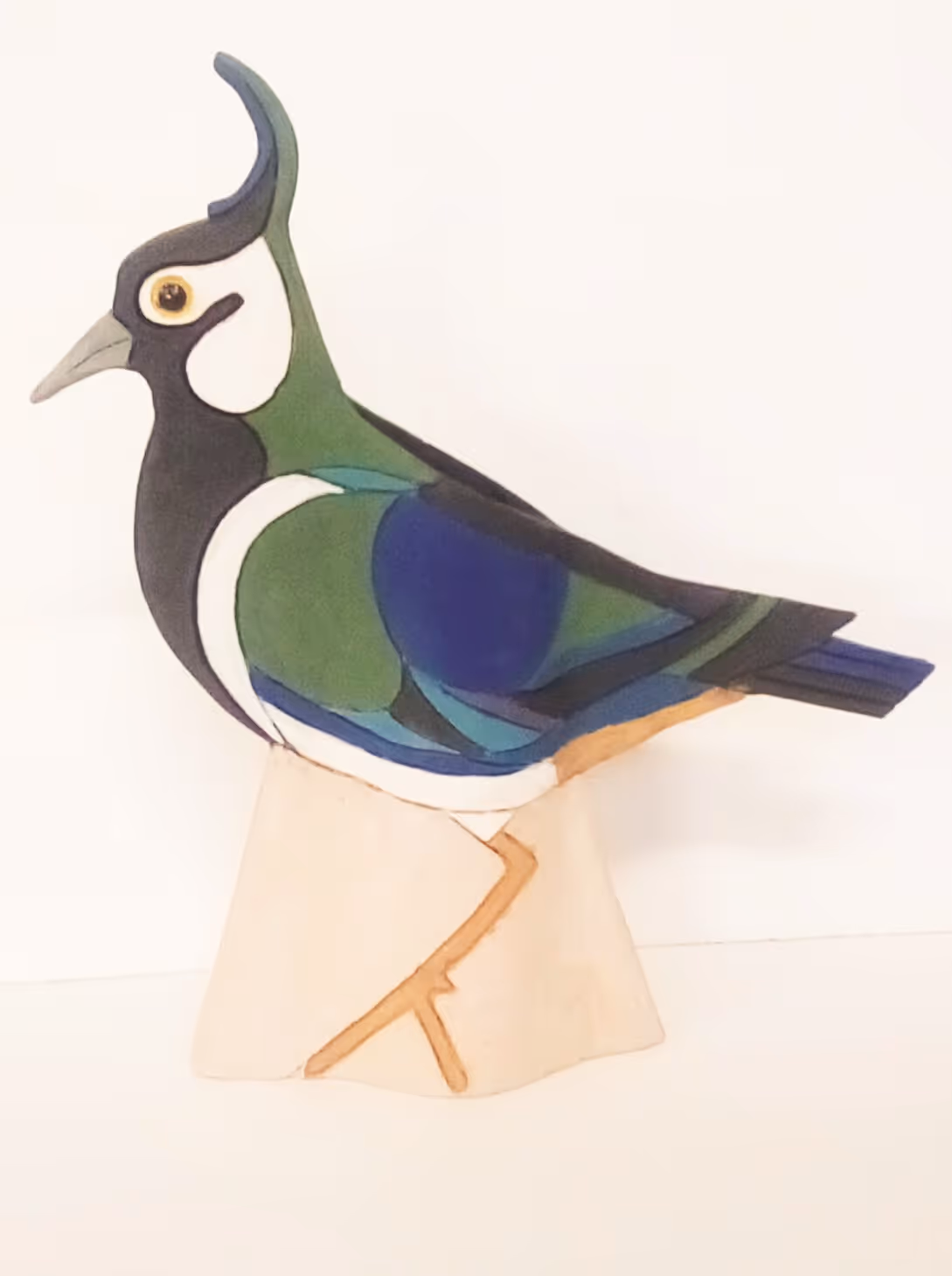 A Holly Magdalene Scott Lapwing print - for the Birds on the Edge Exhibition