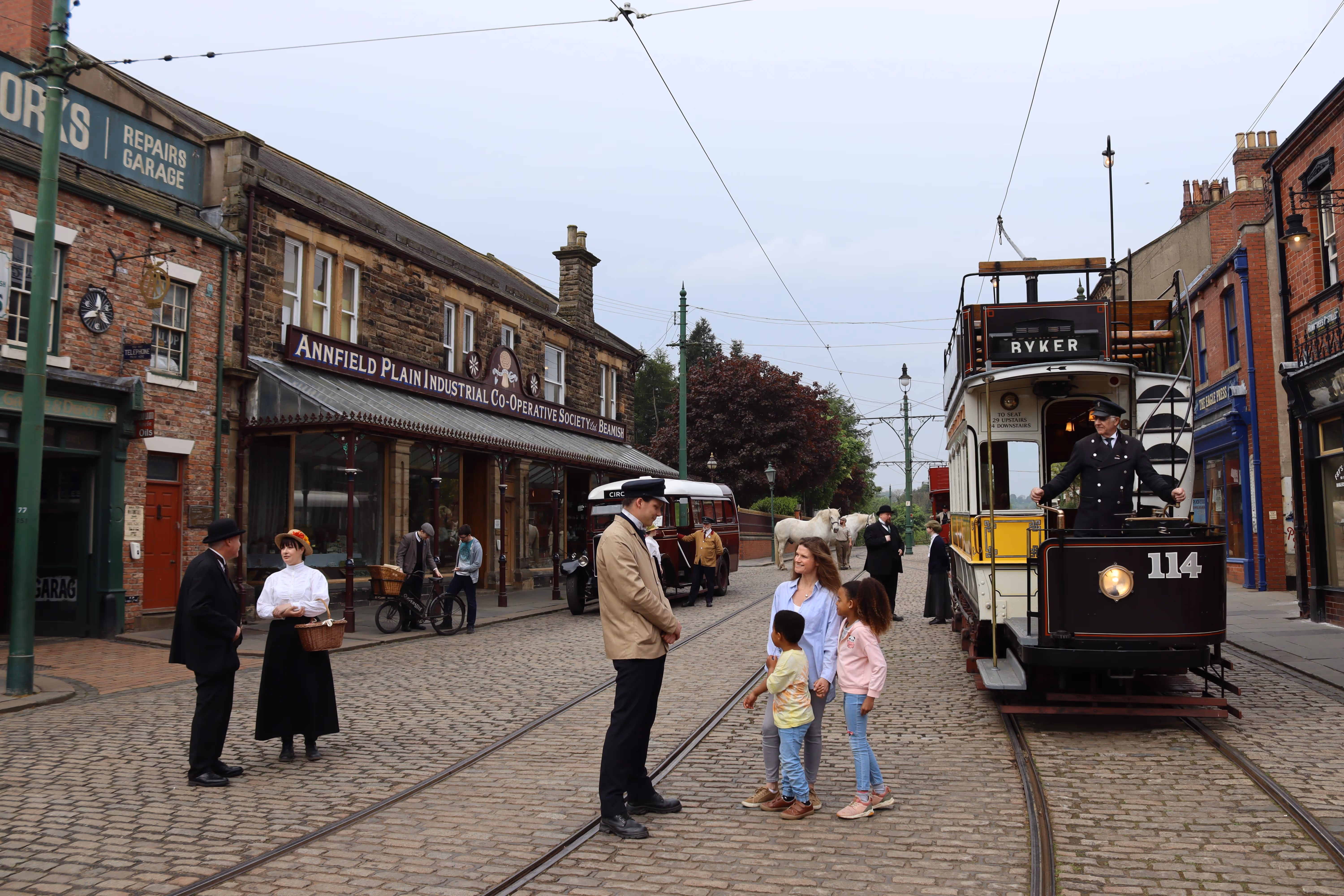The 1900s Town at Beamish Museum in County Durham