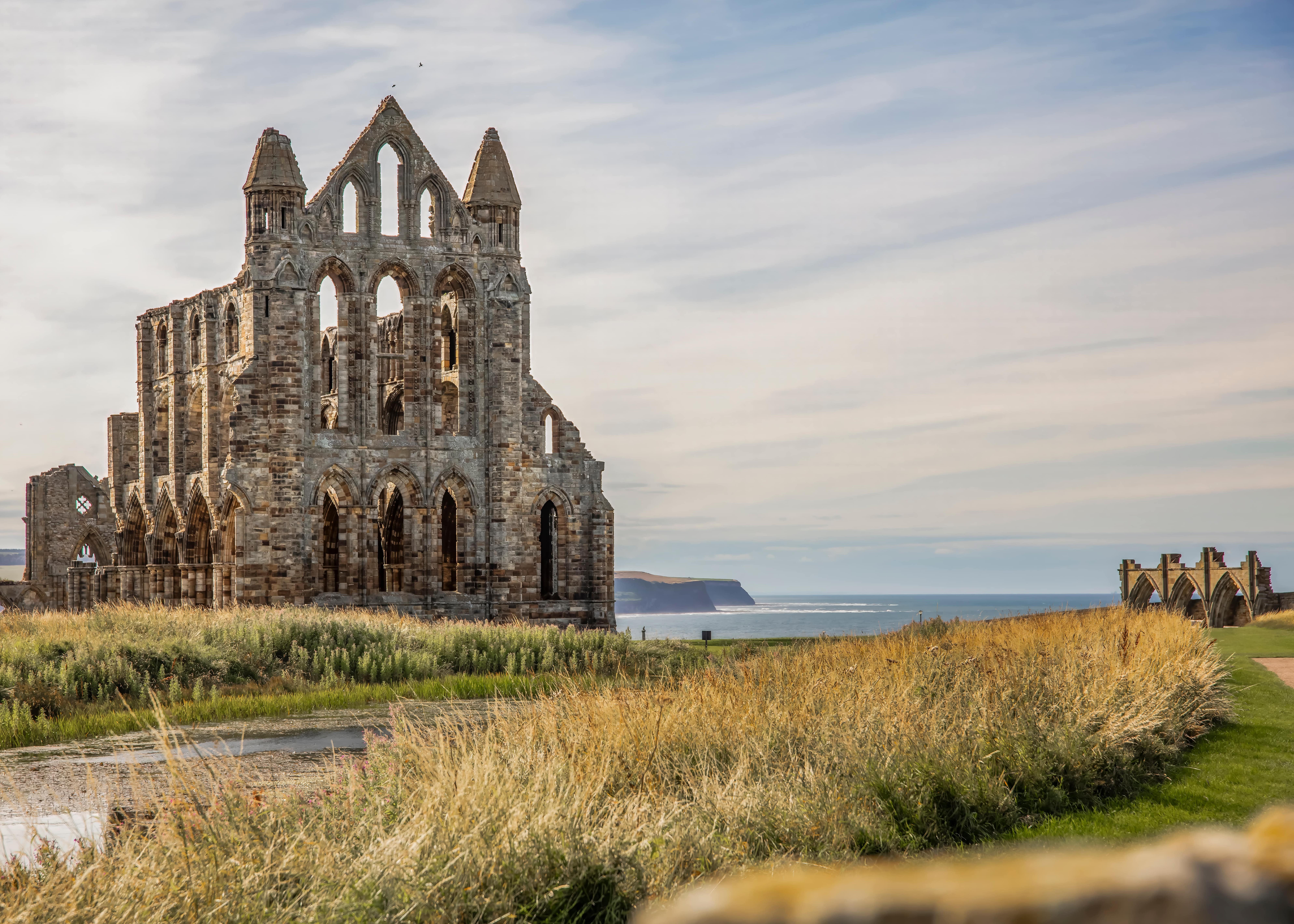 The Iconic Whitby Abbey on the North Yorkshire Coast