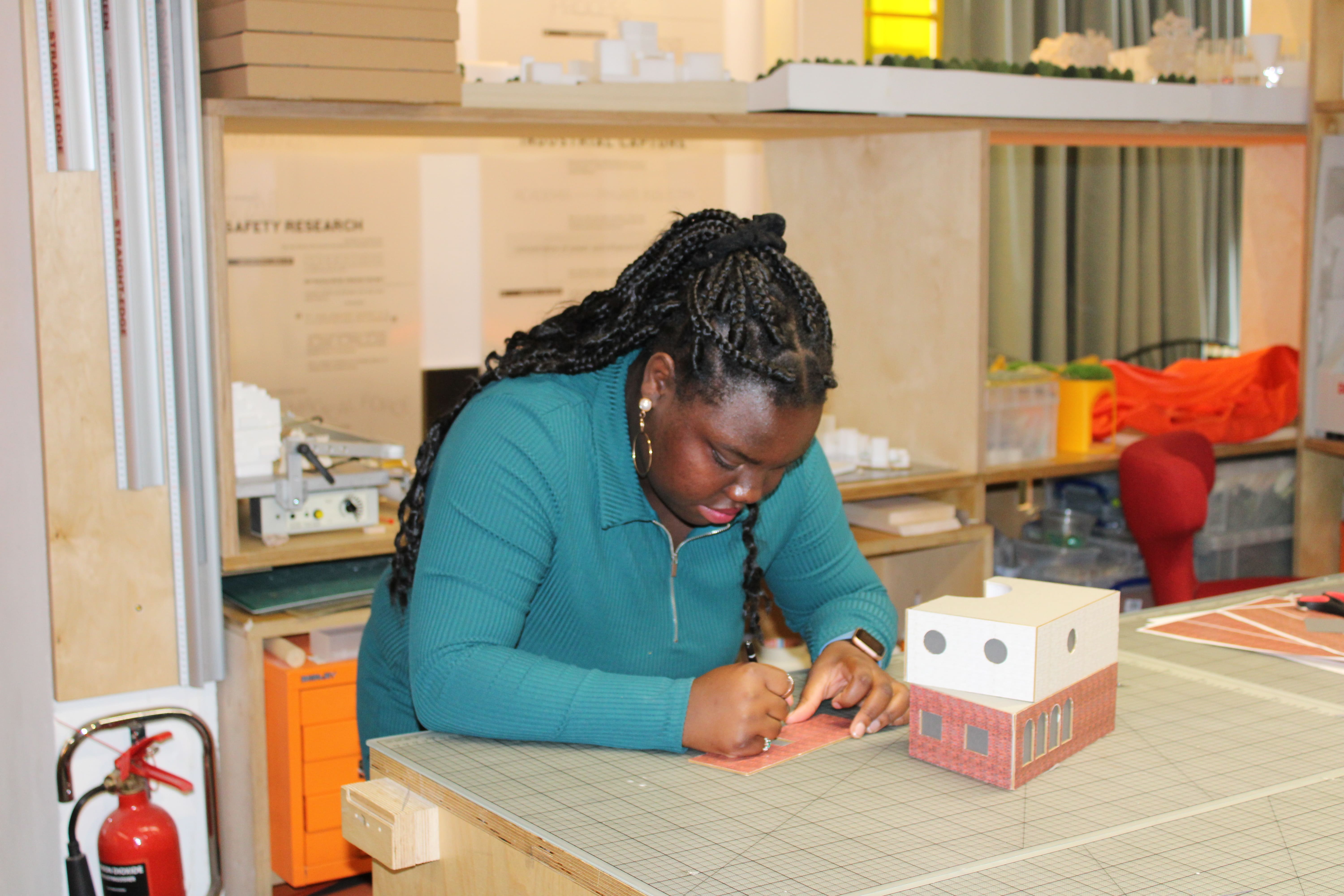 Chloe On Summer Work Experience At Studio Egret West