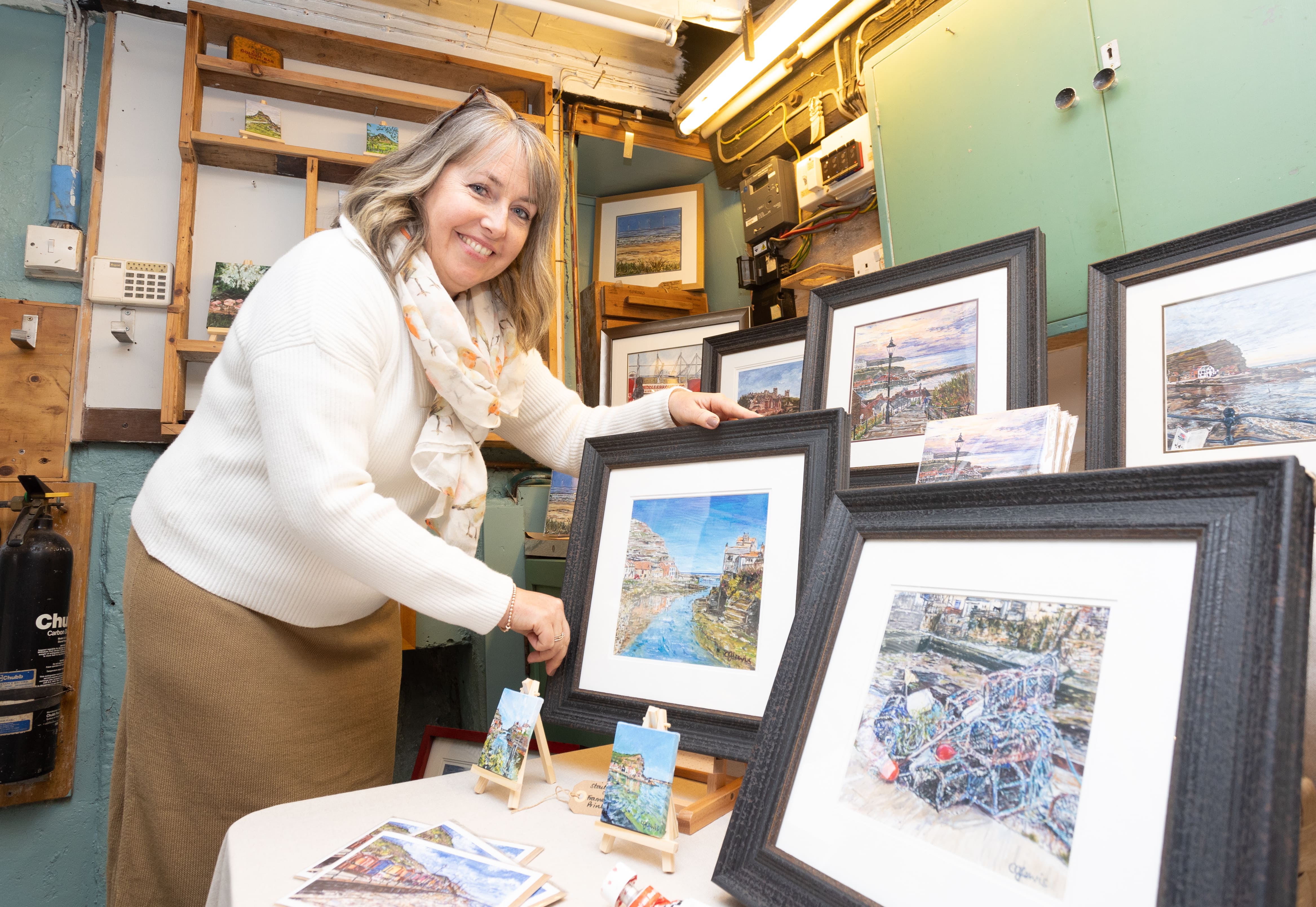 A Pop-Up Art Space At Staithes Festival (Image: Duncan Lomax)