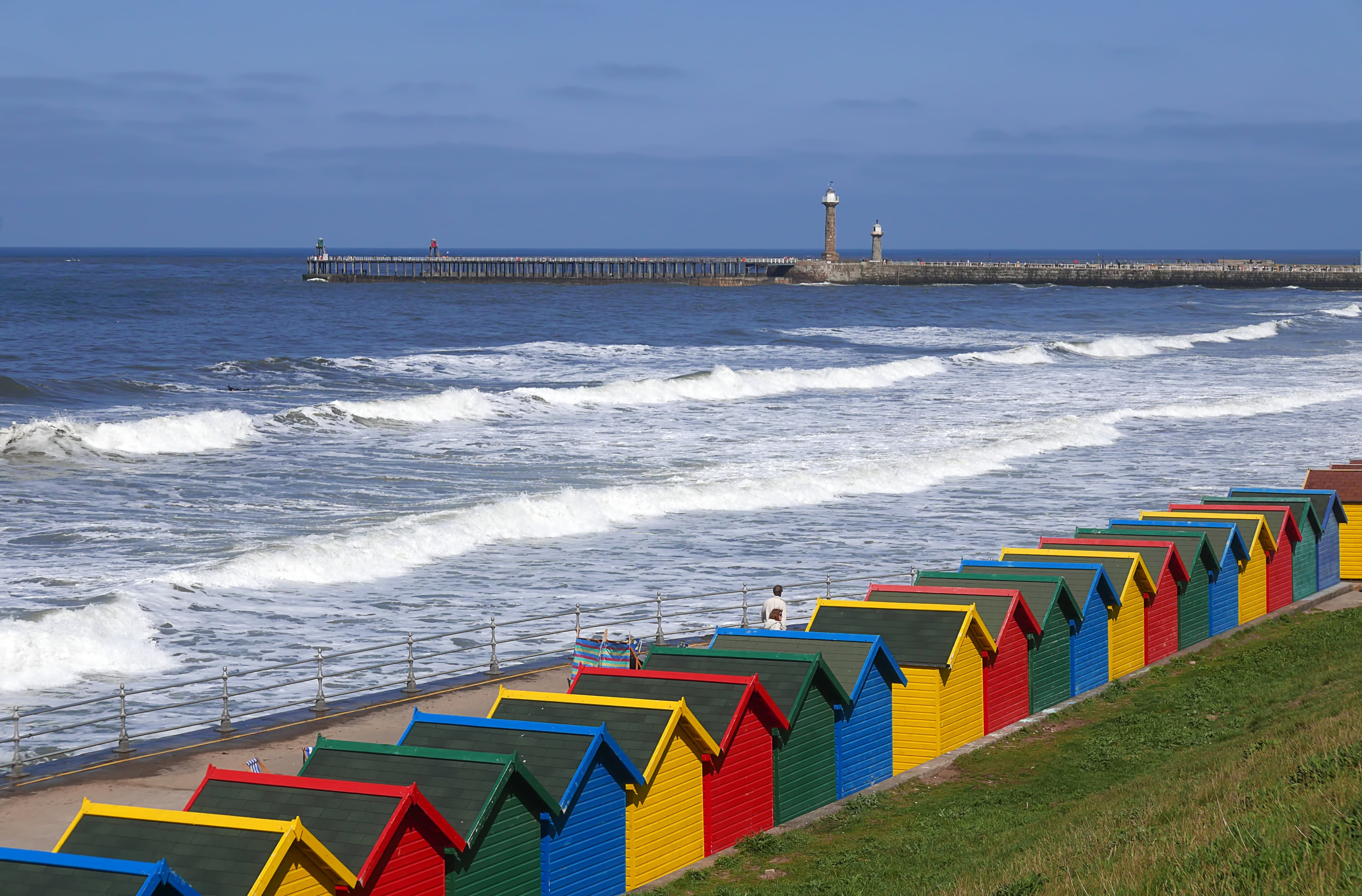 Whitby's Seafront Beach Huts