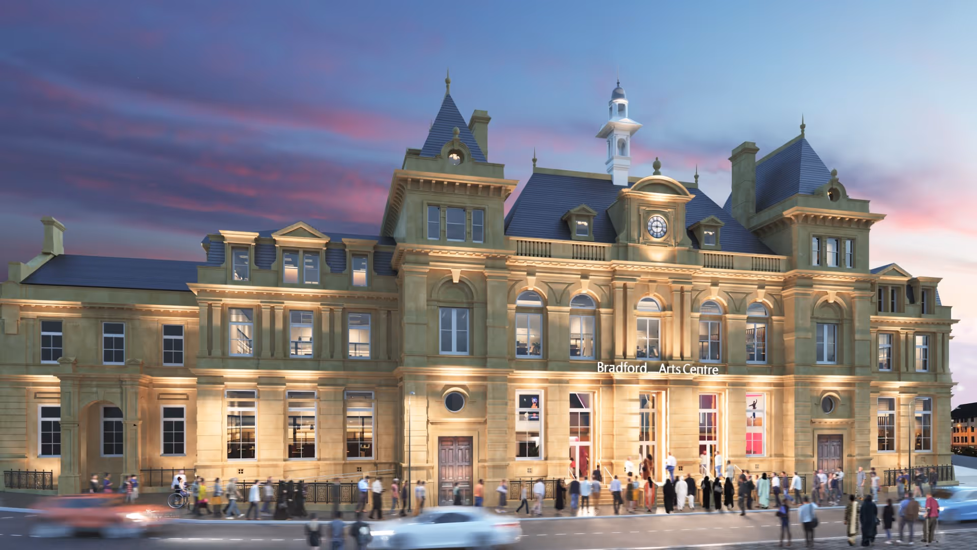 Architects Visualisation Of Bradford Arts Centre