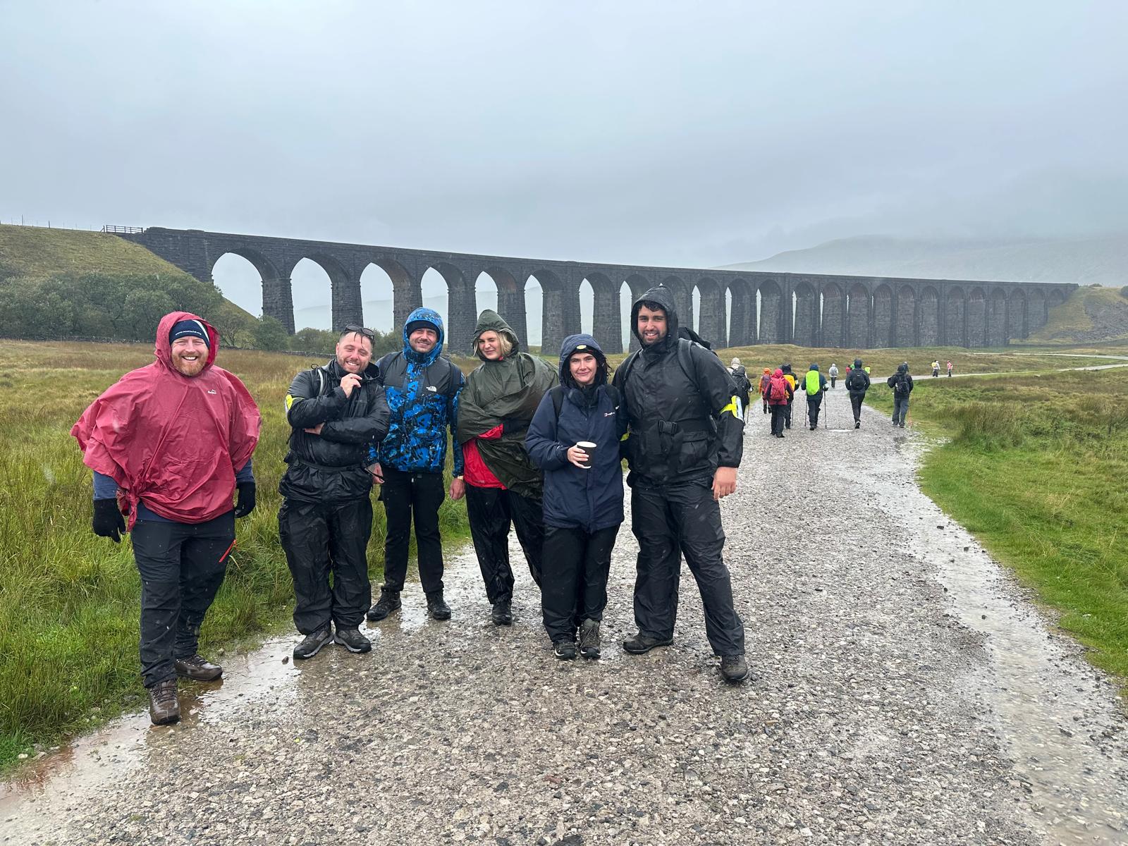 MetLife and Reassure Insurance staff take on the Yorkshire Three Peaks