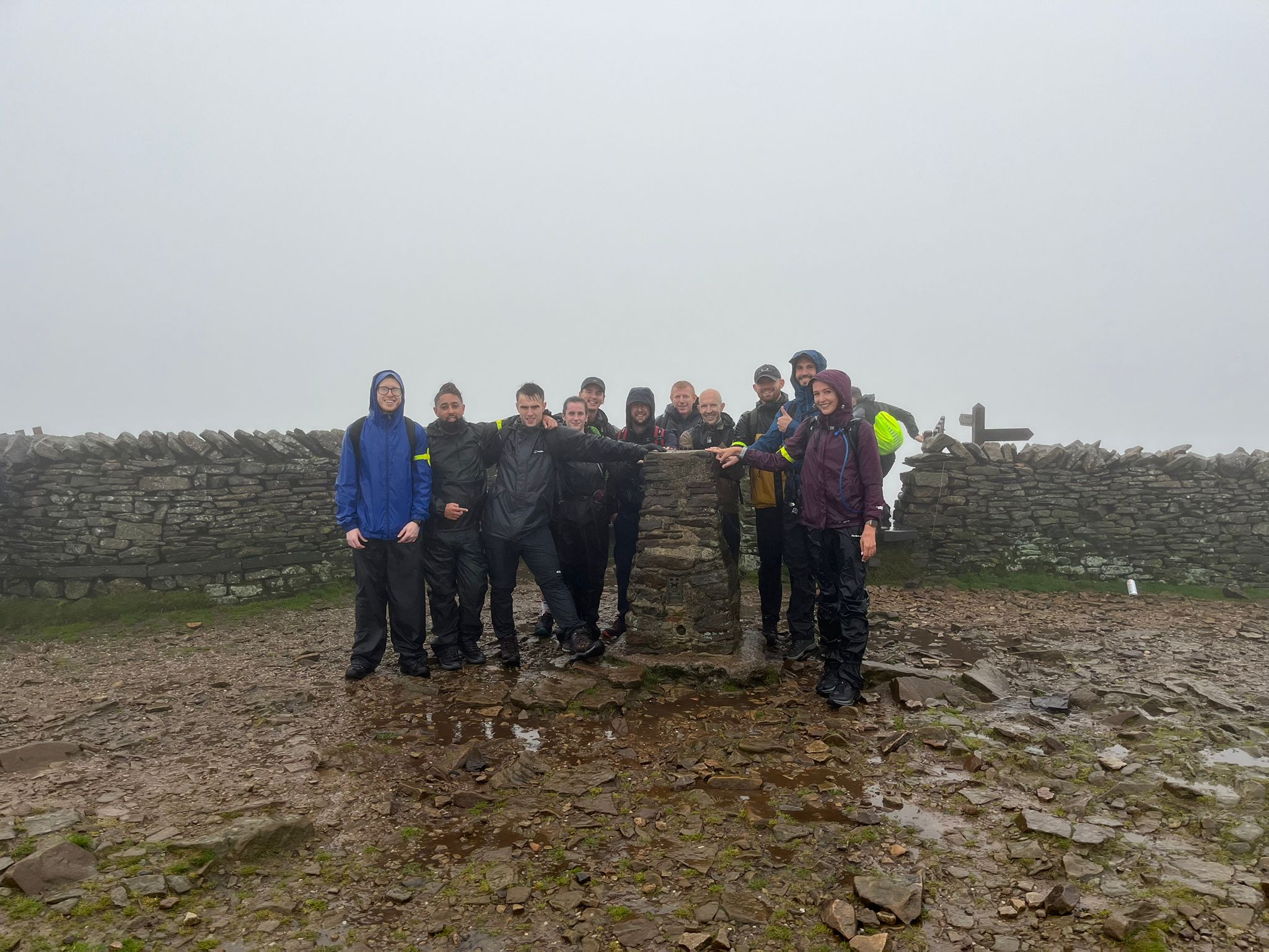 MetLife and Reassure Insurance staff take on the Yorkshire Three Peaks