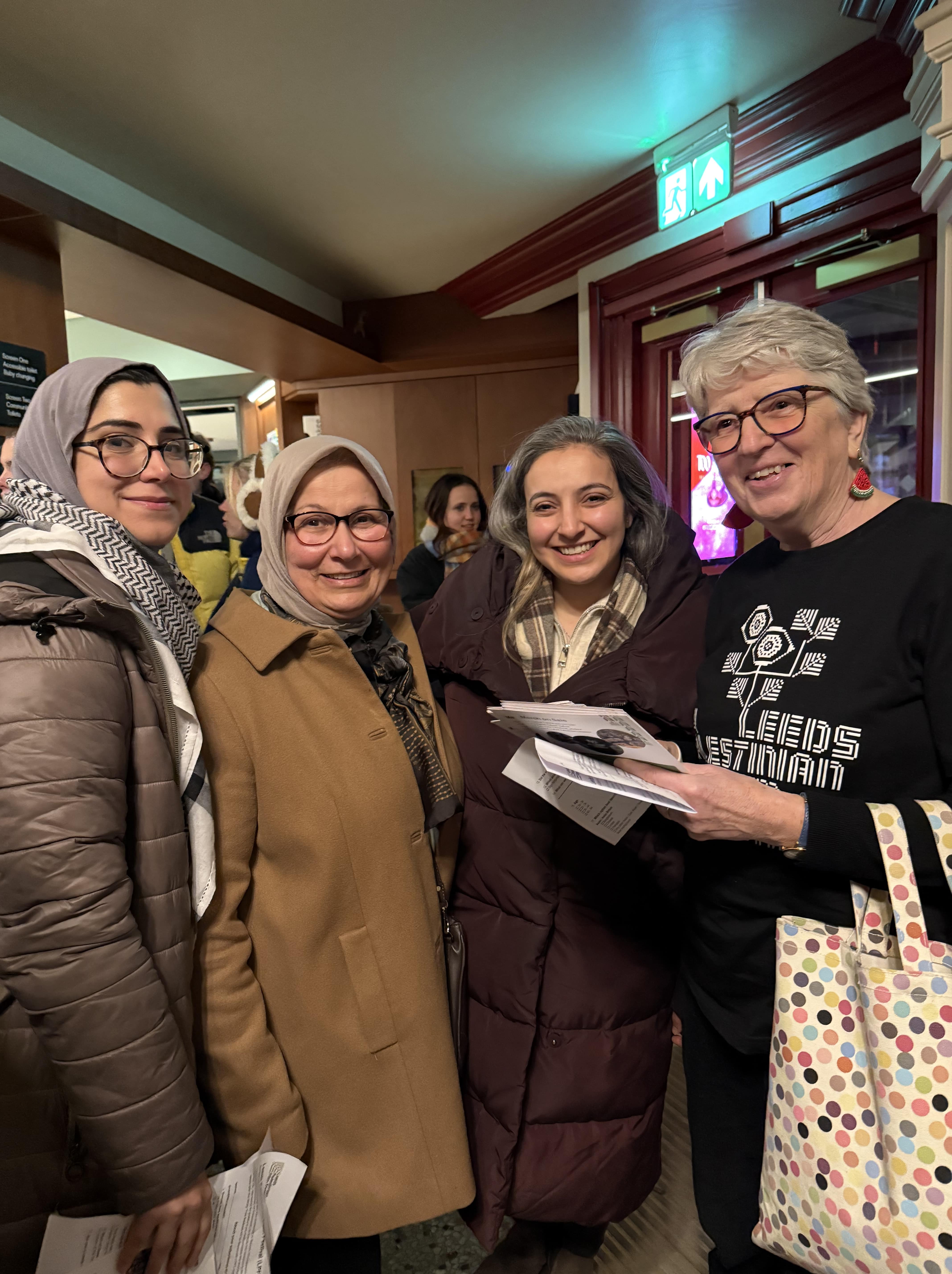 Film enthusiasts at the 2025 Leeds Palestinian Film Festival