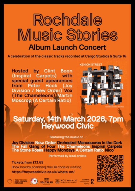 Rochdale Music Stories presents: Kenion Street – Album Launch Concert