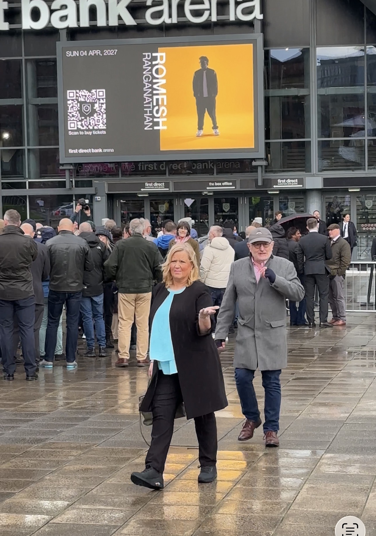 Reform Supporters arrive for the West Yorkshire Rally