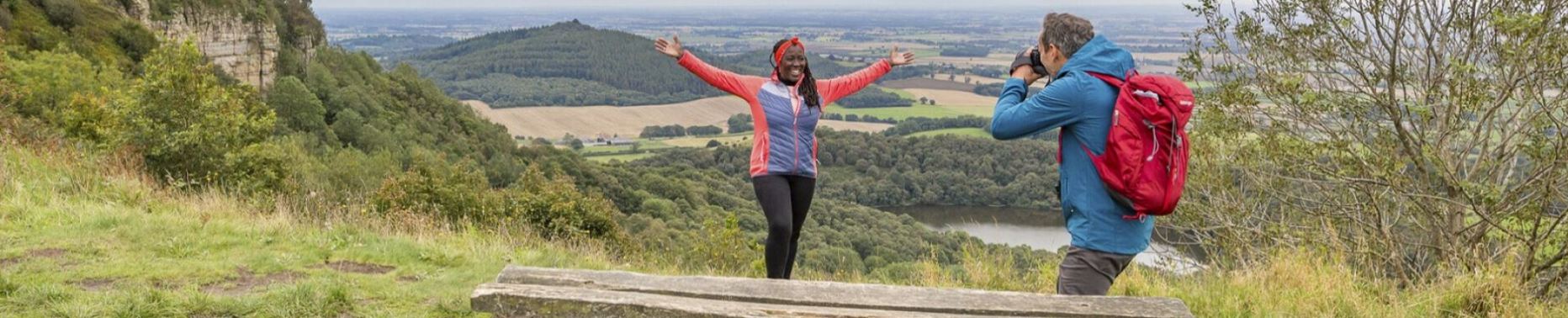 Sutton Bank, in the North York Moors National Park