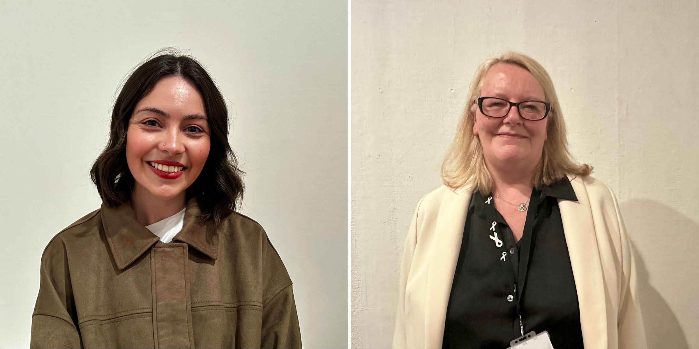 Learning and Engagement Officer Holly Kilner and Councillor Lynn Williams