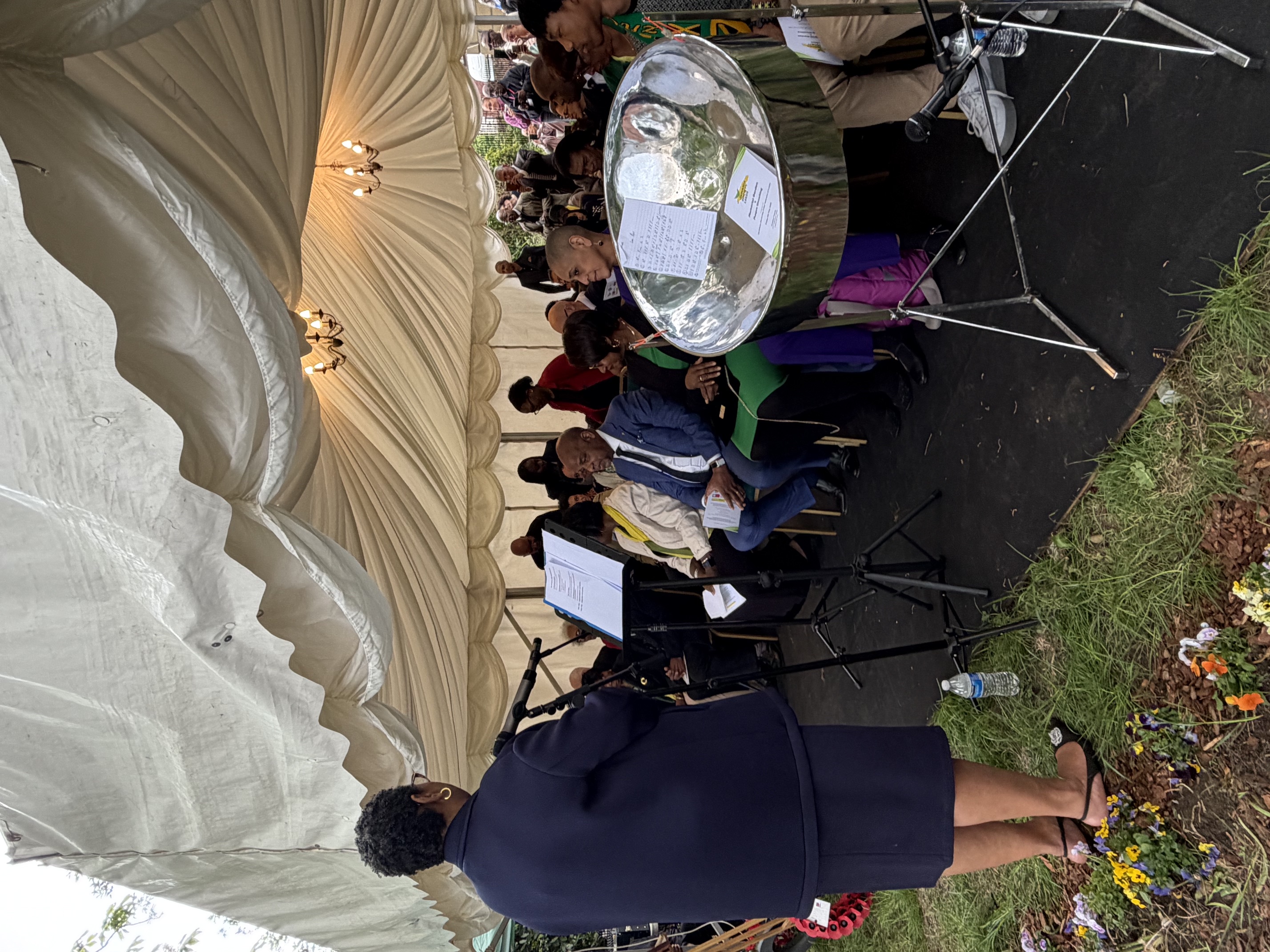 Susan Pitter leads the Jamaica Society Leeds commemoration