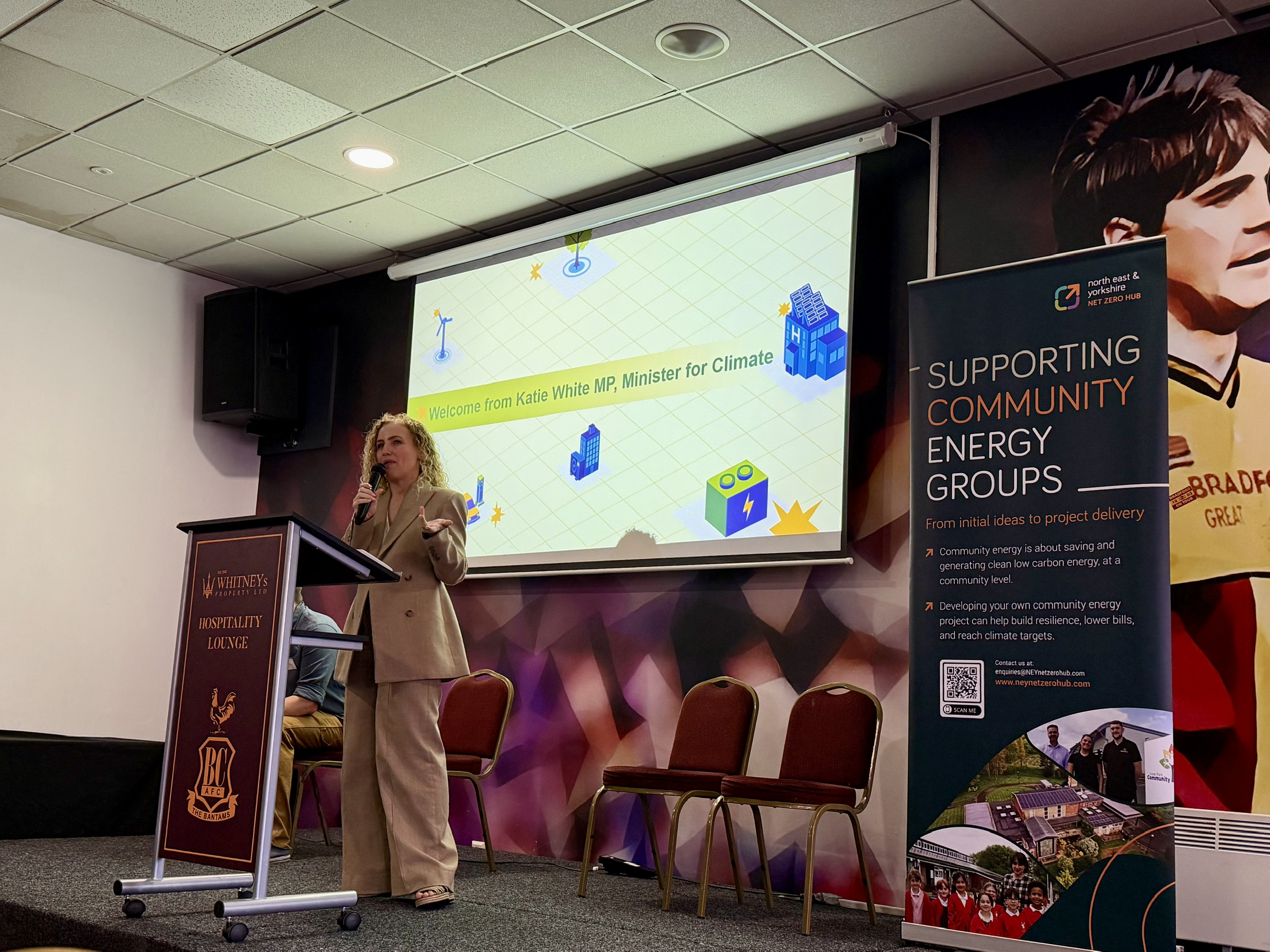 Katie White MP - the Climate Minister's Keynote landed with delegates