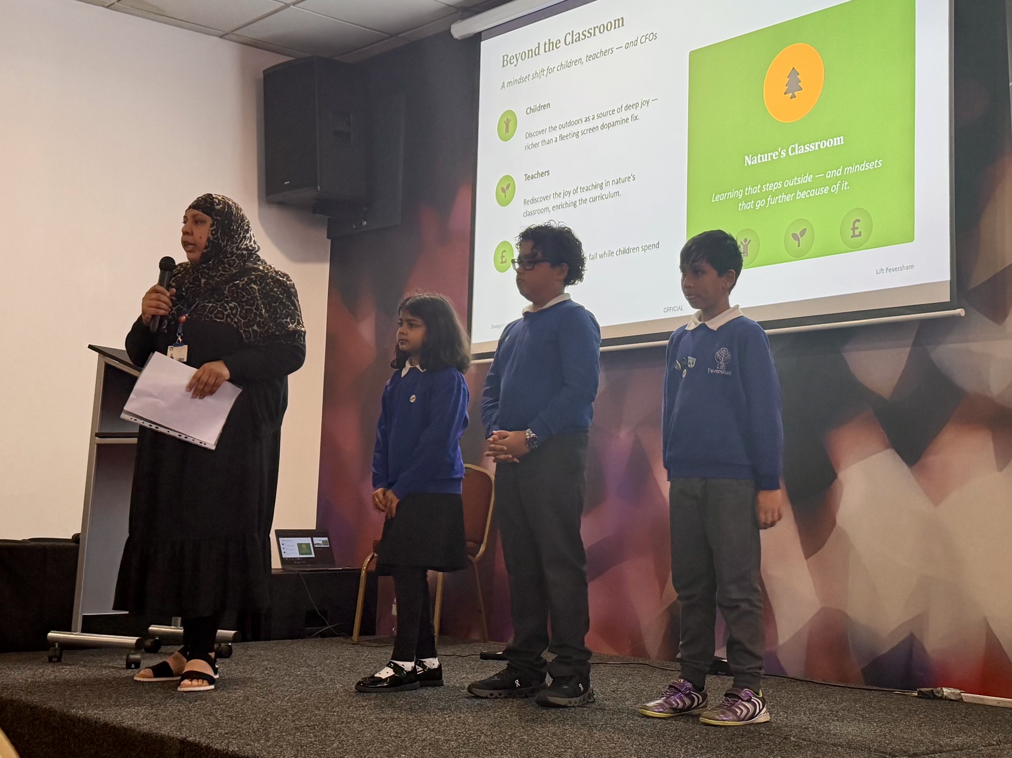 Lift Feversham Primary School was represented by Principal Naveed Idrees, Associate Vice Principal Iram Riaz