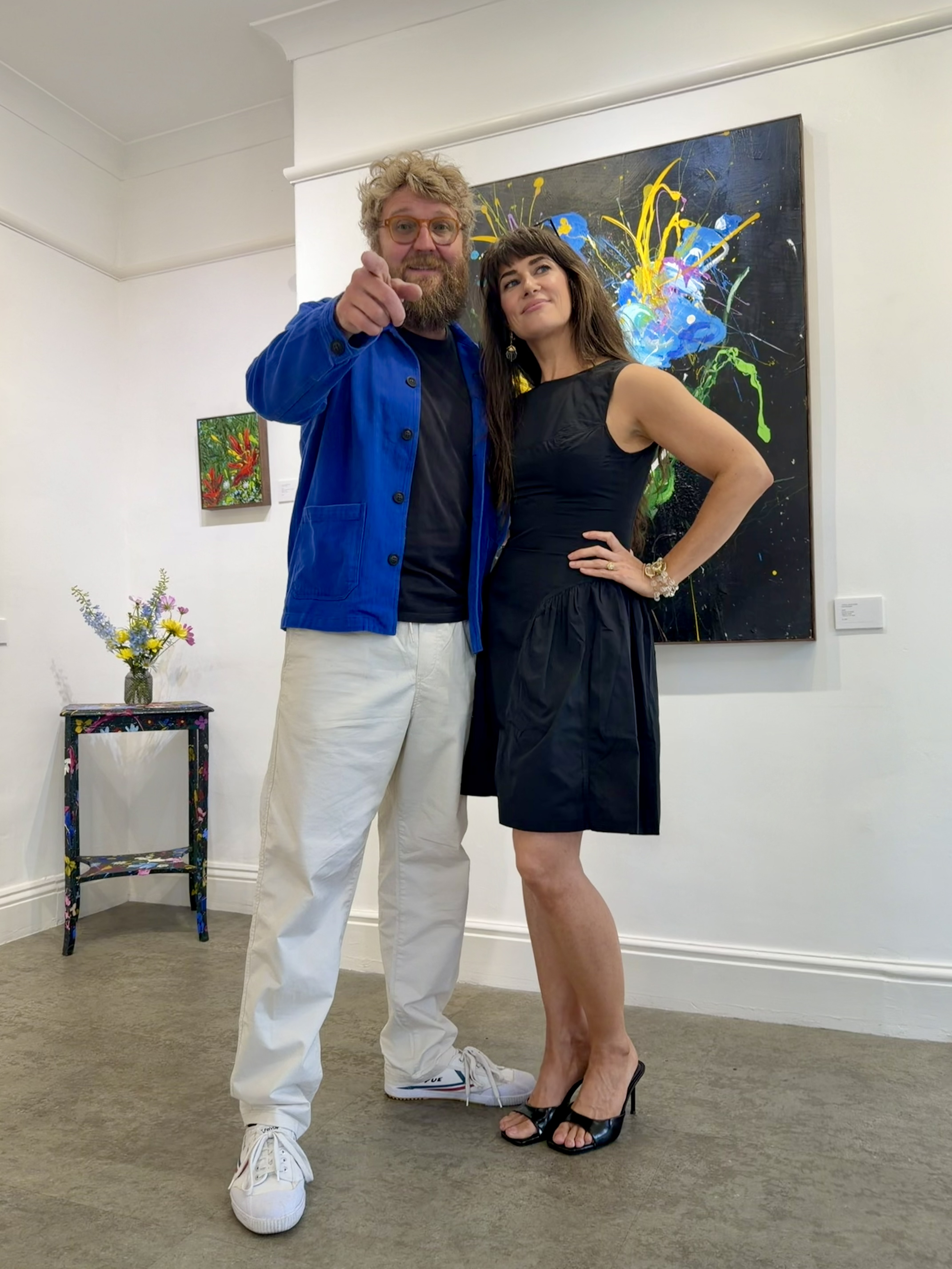 Thom Butler with fellow artist and partner Candi Payne