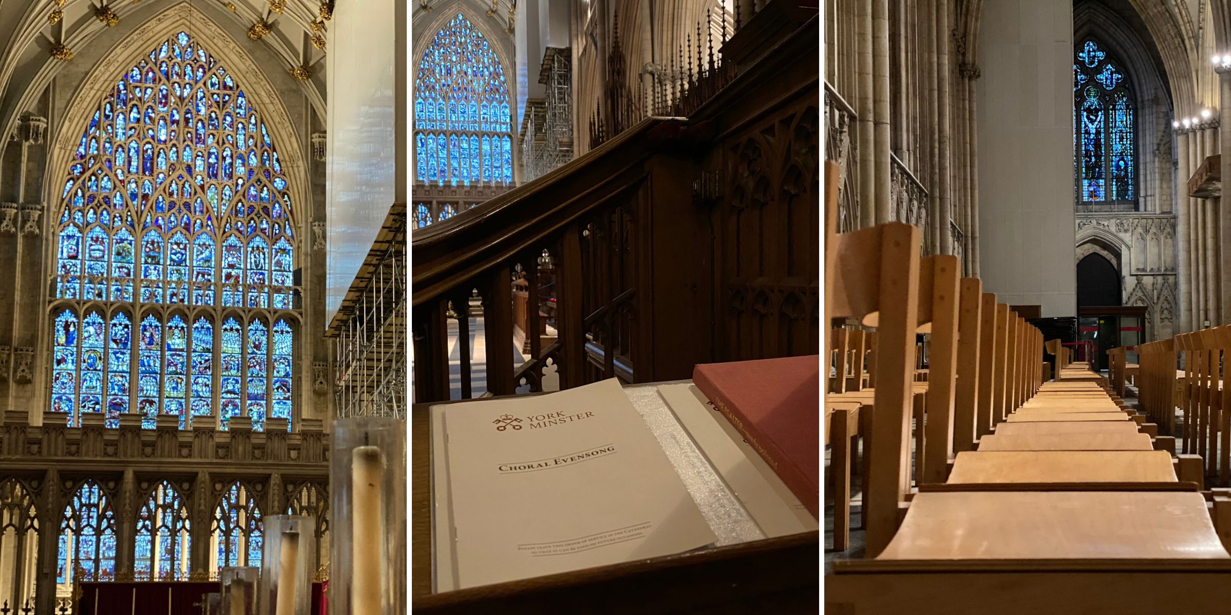 The final frame: stillness inside York Minster (MagNorth images from previous approved visit)