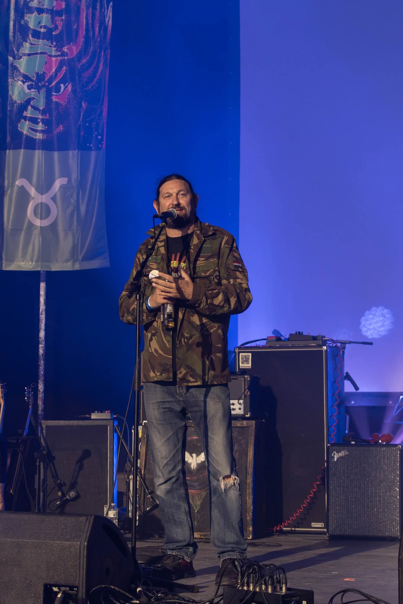 Matt Panesh on stage at Morecambe's Winter Gardens