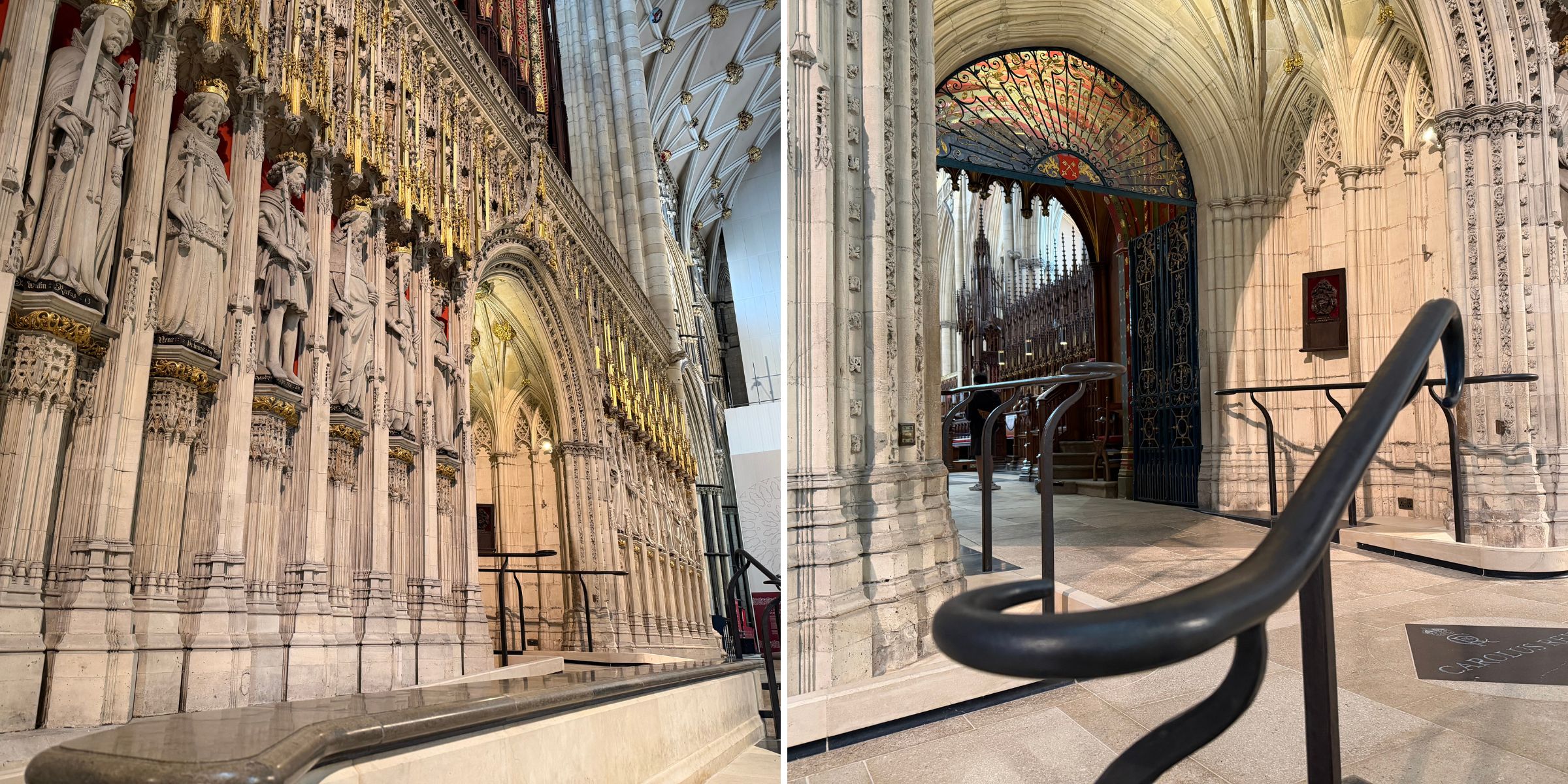The Minster's recently completed Quire Ramp (MagNorth)