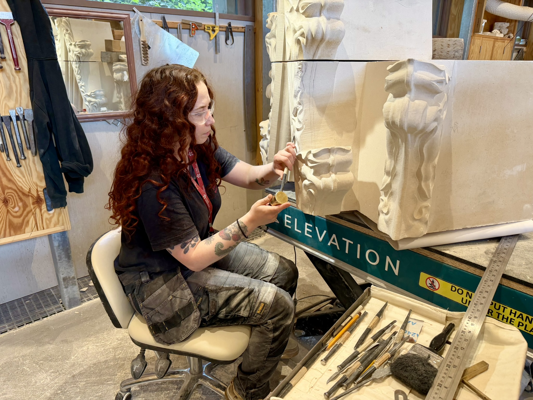 York Minster Stonemason Freya de Lisle (MagNorth)