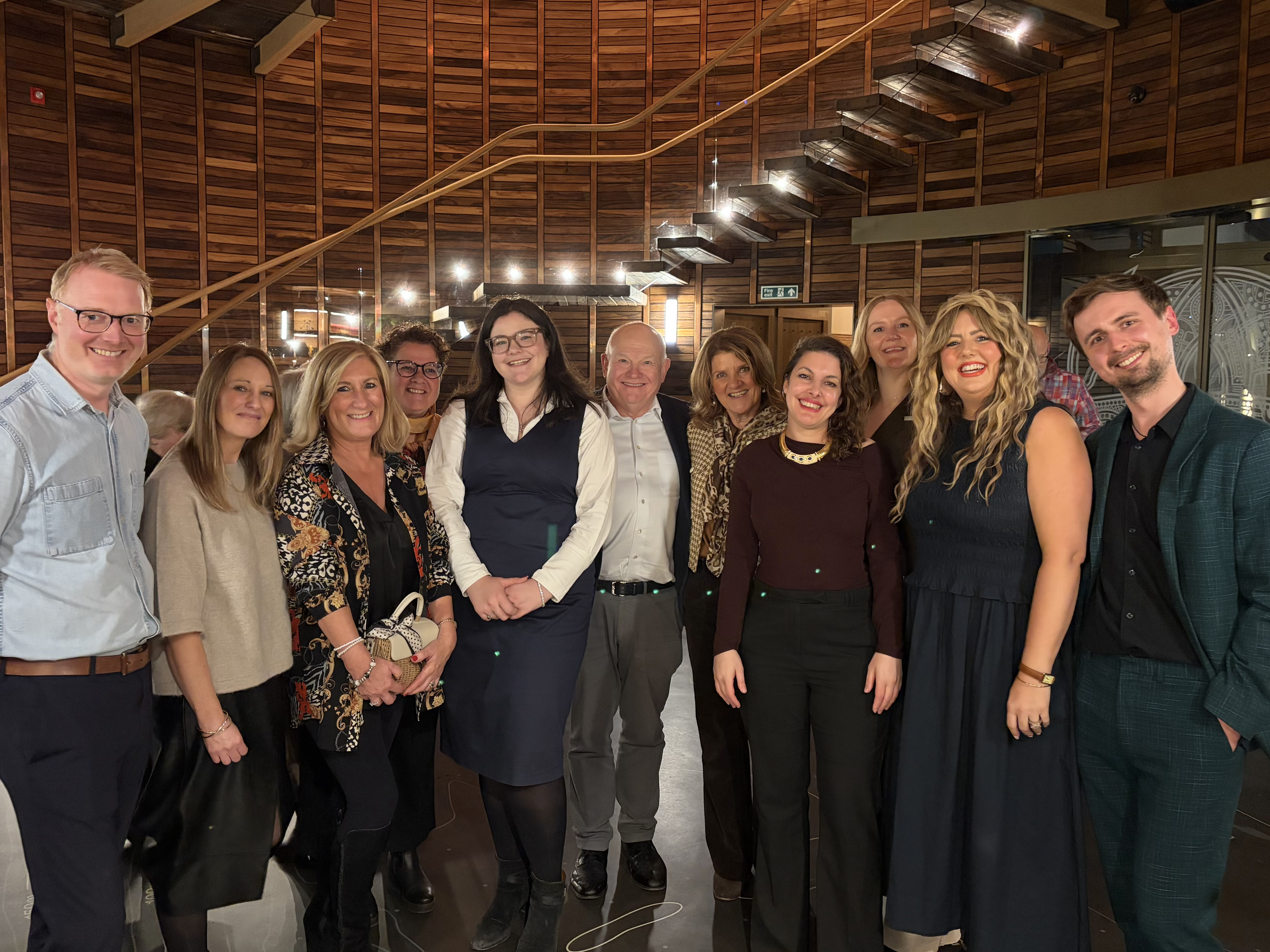 Ad Gefrin and The Biscuit Factory teams celebrate their inaugural exhibition 'Modern Classics' at Ad Gefrin, Wooler