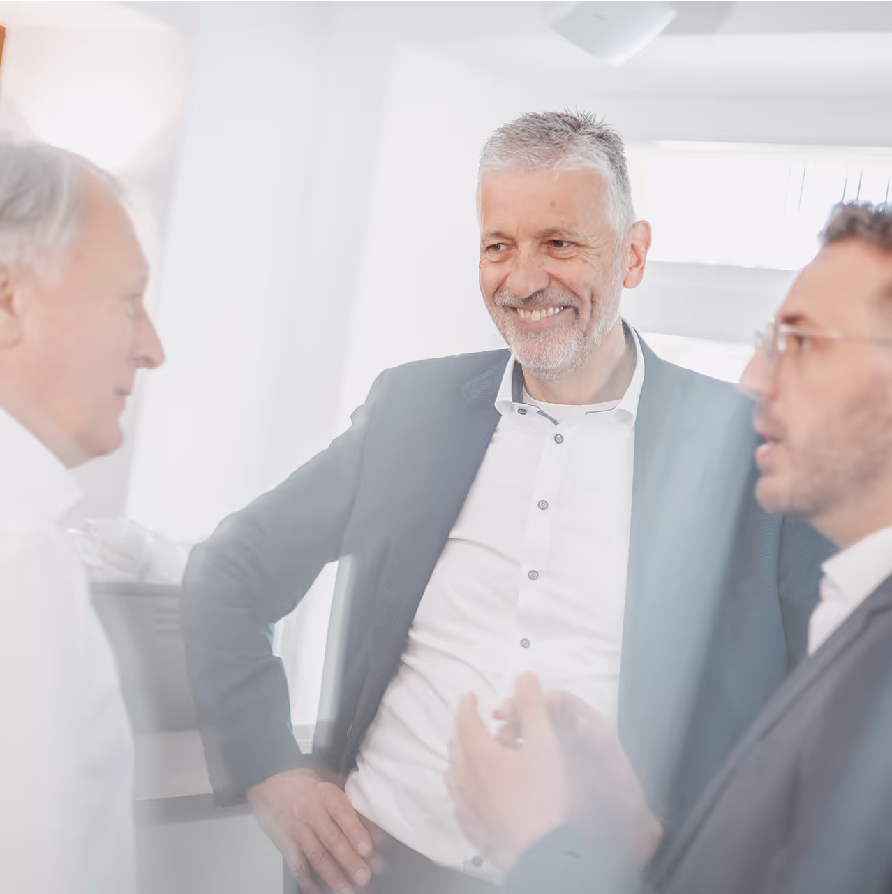 Unsere Partner bei einer Besprechung