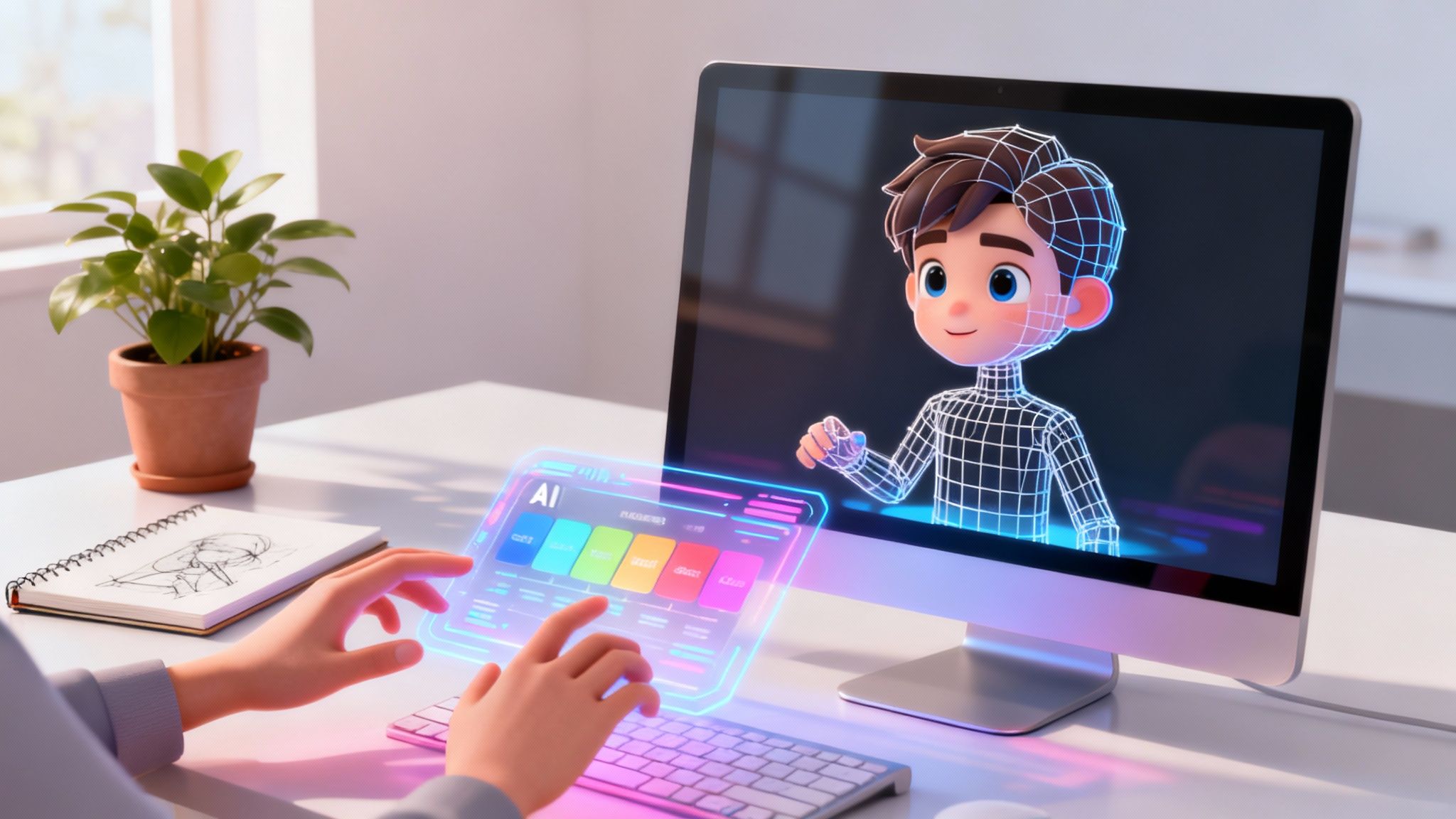 Create Your First 3D Cartoon Character with AI