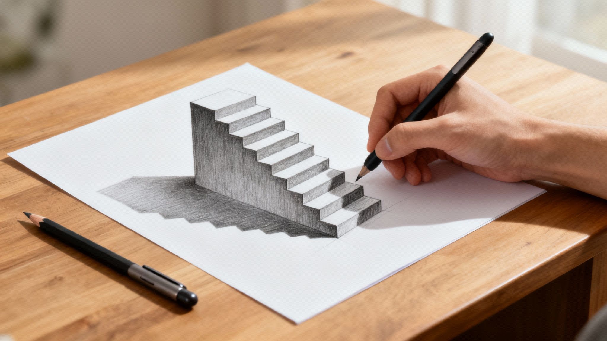 Create a Mind-Bending 3D Drawing Illusion