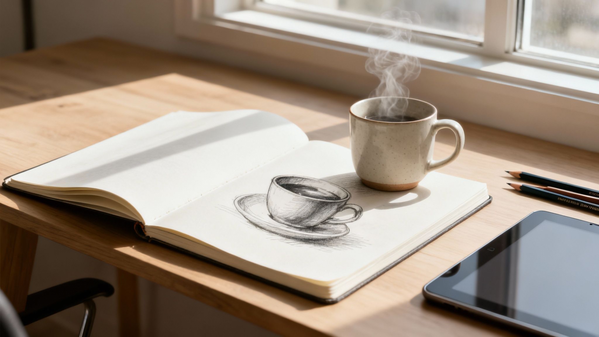 Draw a Cup of Coffee From Concept to Final Asset