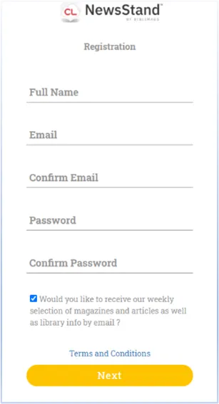 NewsStand Online Form