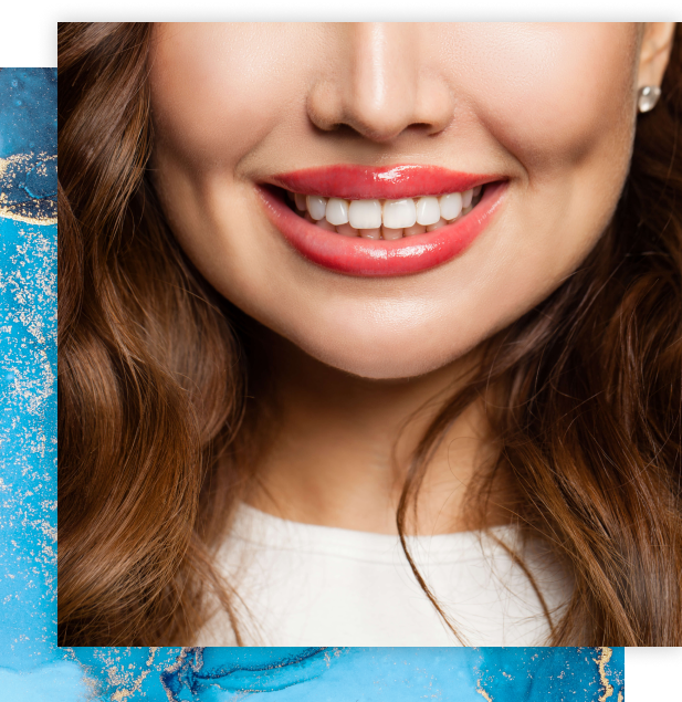 Woman with a natural-looking smile, dental crowns and bridges at Soda City Dentistry in Cayce, SC