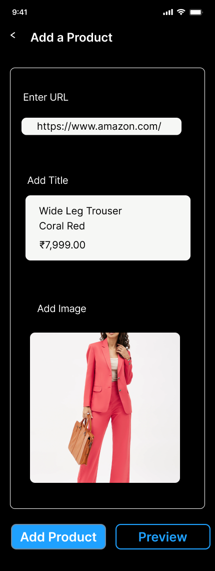 Adding a product page
