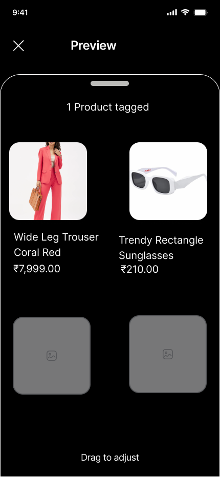 2 products added preview page