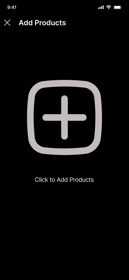 add products option page