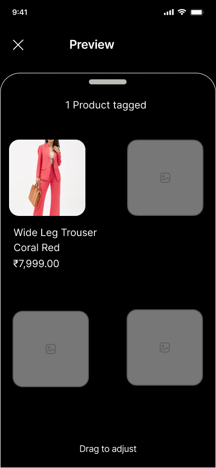 one product added preview page