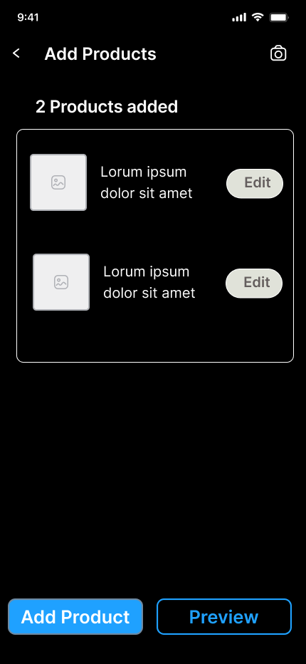 Two products added page