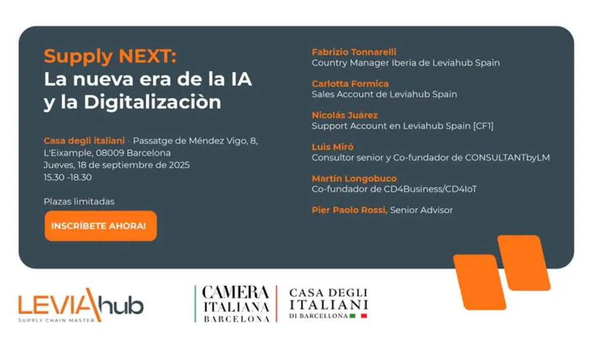 Supply NEXT：与Leviahub携手推进巴塞罗那的AI与数字化进程
