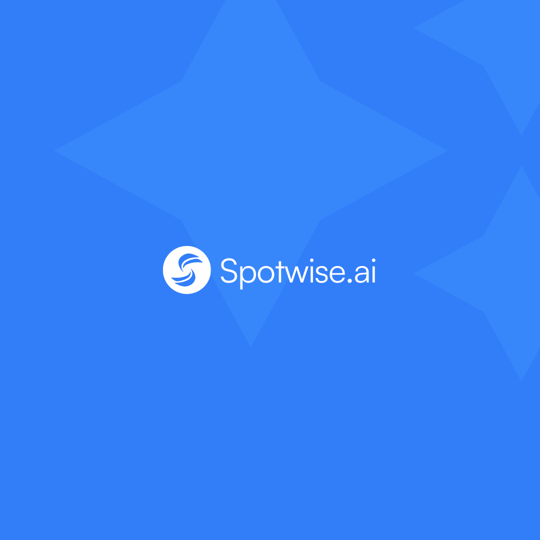 Spotwise.ai logo on a blue background