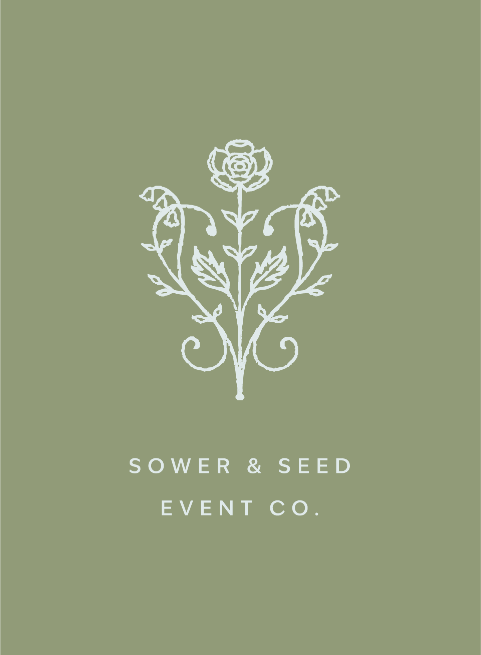 Branding and logo design for luxury wedding planner by Caitlin Hottinger Design